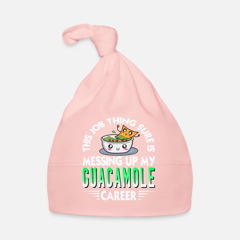 Beauty Solves Most Guacamole Solves the Rest Organic Baby Cap