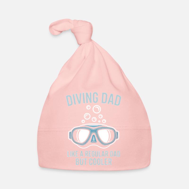 Tauchen Spruch Papa Lustiges Tauchen Geschenk Baby Bio-Mütze