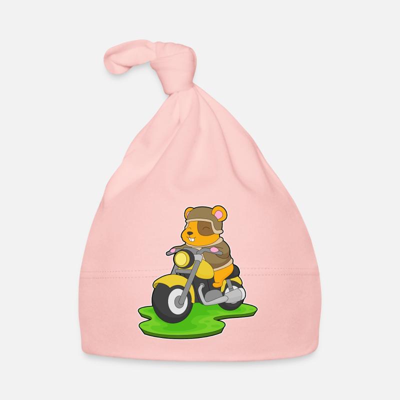 Hamster Motorrad Baby Bio-Mütze