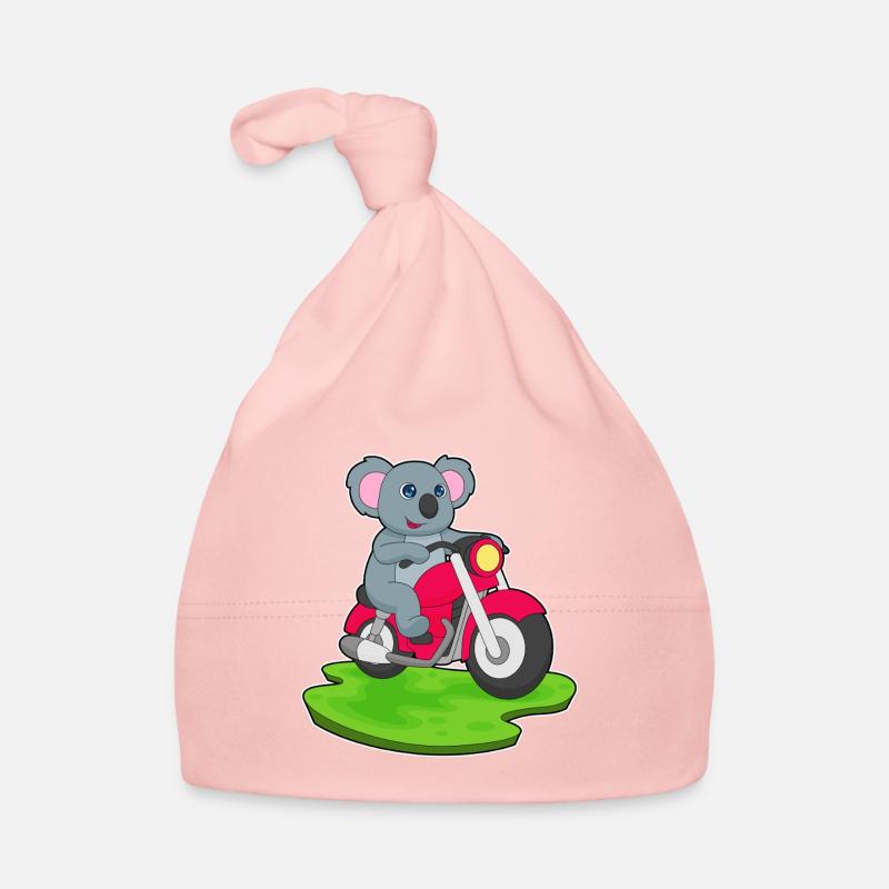 Koala Motorcycle Organic Baby Cap