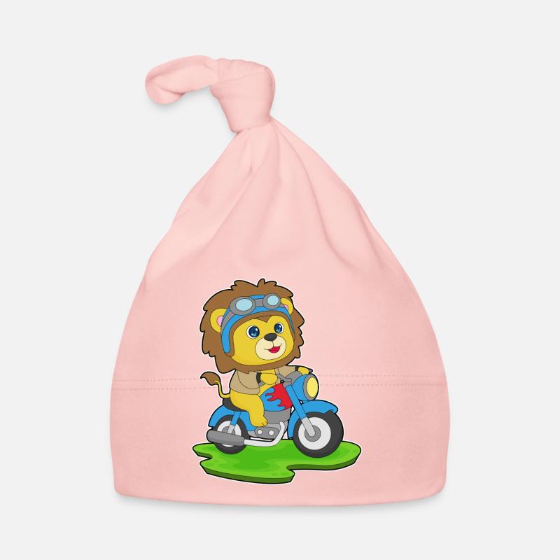 Löwe Motorrad Baby Bio-Mütze