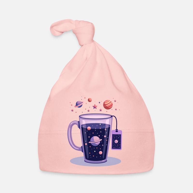 Tasse Cosmos violet avec jeu de planète Bonnet bio Bébé