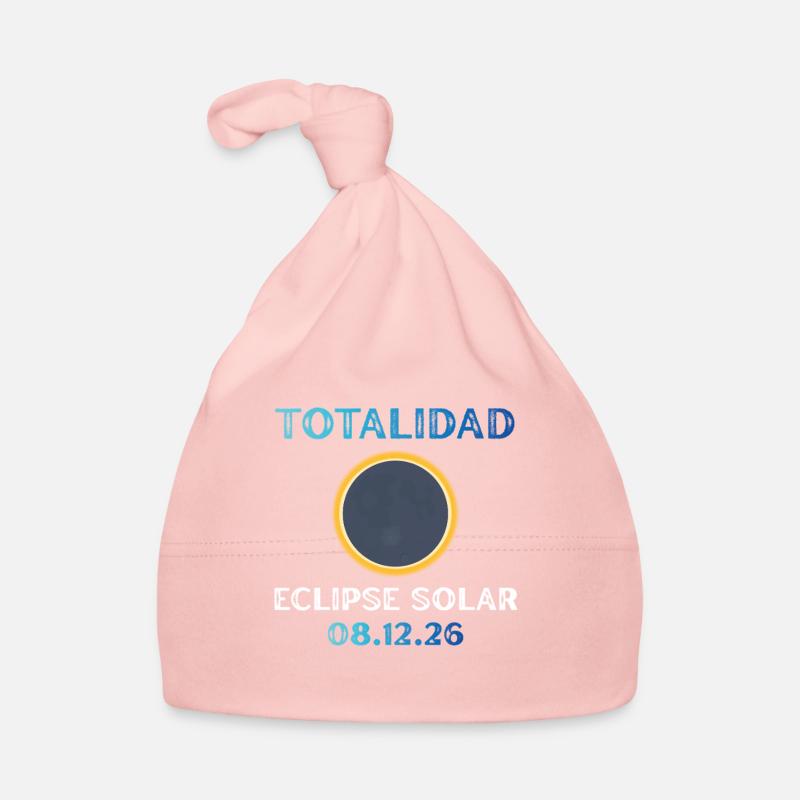 Totality of the 2026 solar eclipse Organic Baby Cap