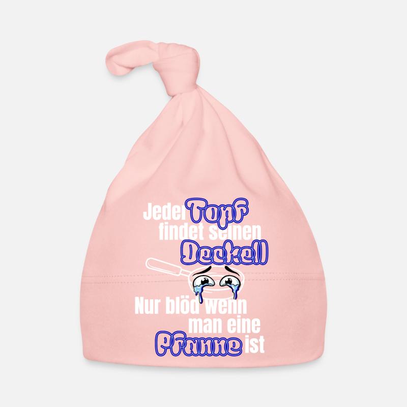 Jeder Topf findet Deckel – Fun Pfanne Baby Bio-Mütze