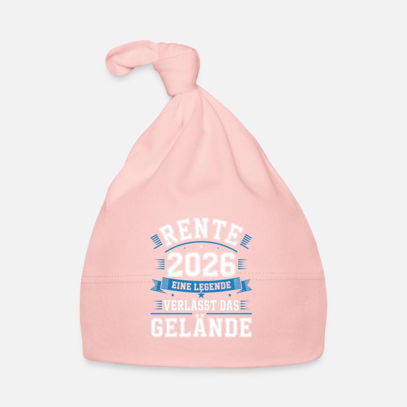 Rente 2026 Eine Legende Baby Bio-Mütze