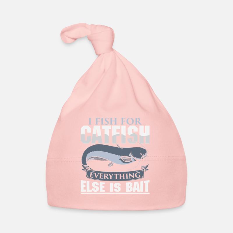 Poisson-chat pêcheur poisson-chat pêchent le poisson-chat Bonnet bio Bébé