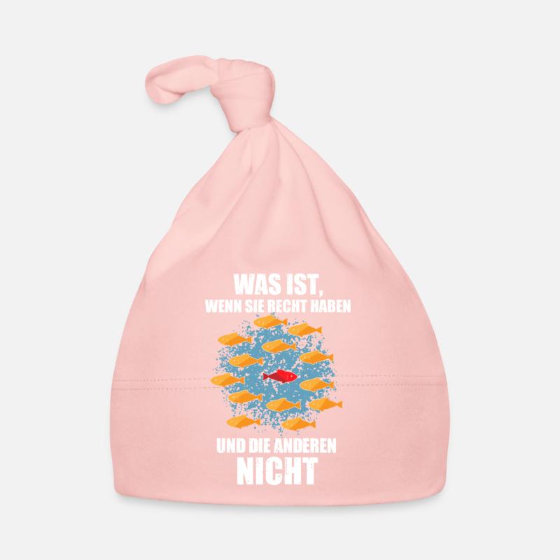 Be Different Pisces Against the Tide Organic Baby Cap