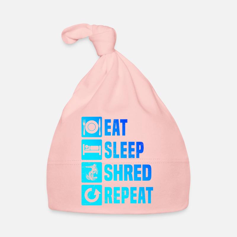 Compact snowboard design for snowboard Organic Baby Cap