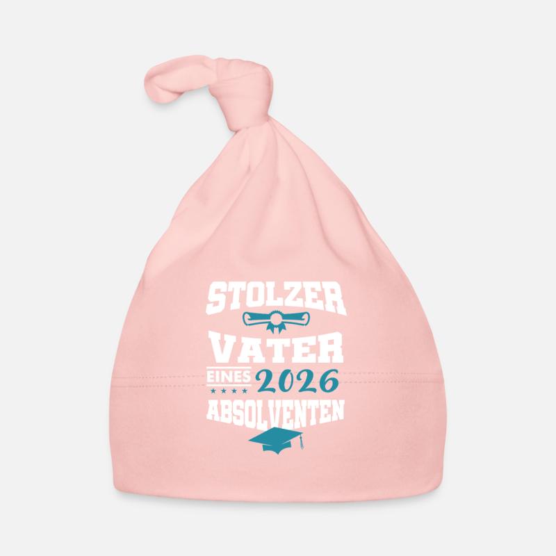 Proud Father Diplômé du Master de Licence 2026 Bonnet bio Bébé