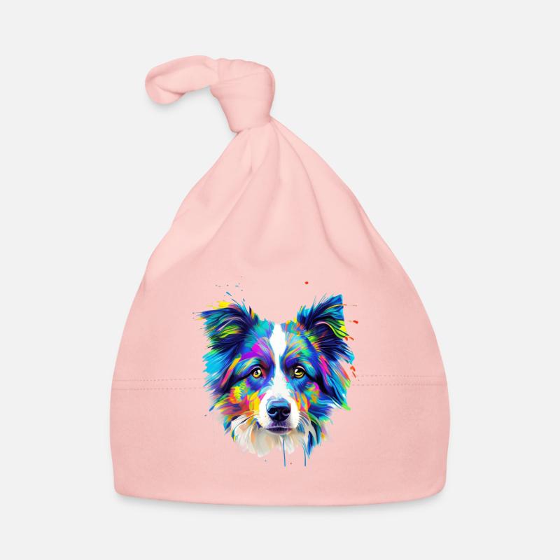 Bunte Australian Shepherd-Kunst Baby Bio-Mütze