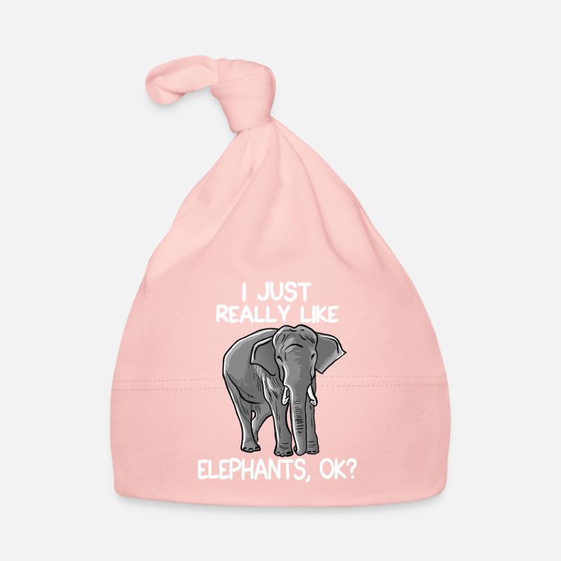 T-shirt graphique éléphant Bonnet bio Bébé