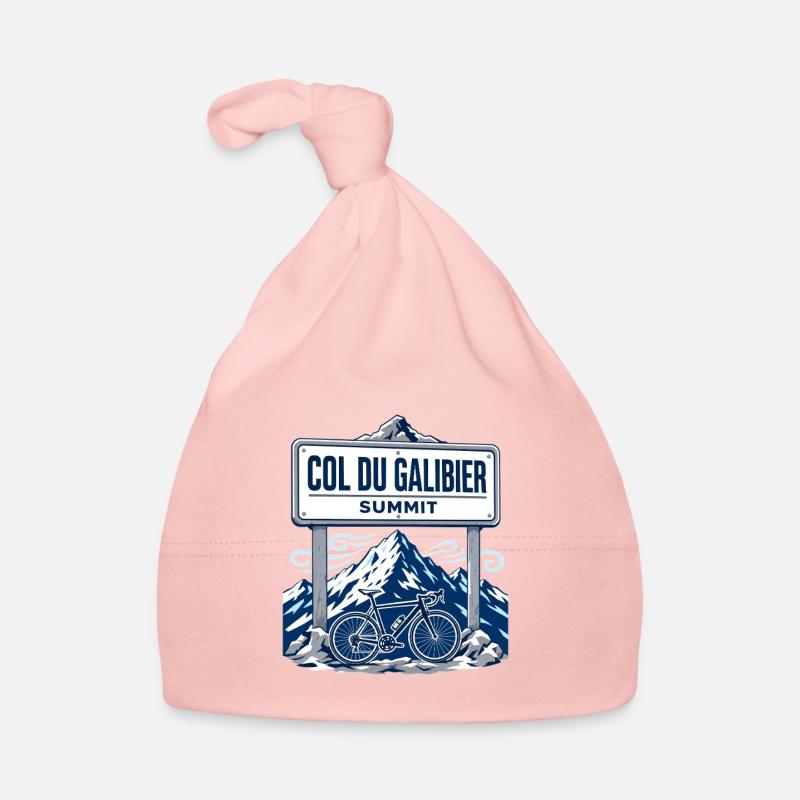 Col du Galibier Summit Road Cycling Mountain Pass Baby Bio-Mütze