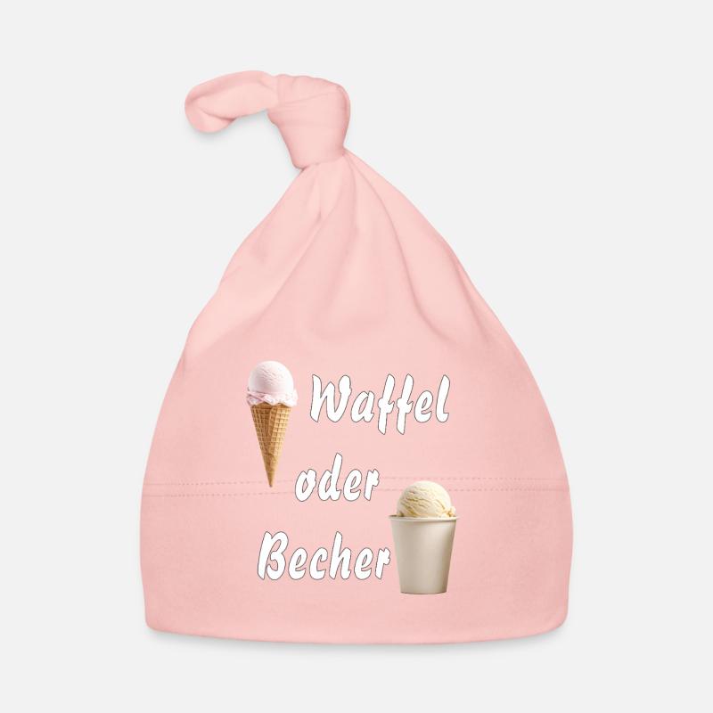 EIS WAFFEL ODER BECHER Baby Bio-Mütze