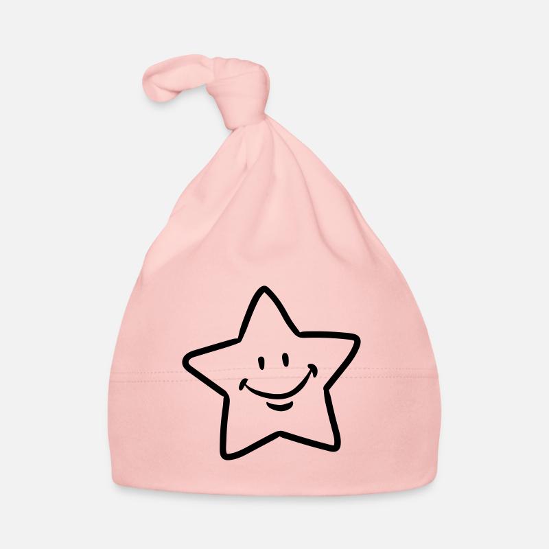 Star / Star Face Organic Baby Cap