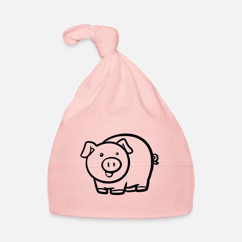 Pig / Pig Organic Baby Cap