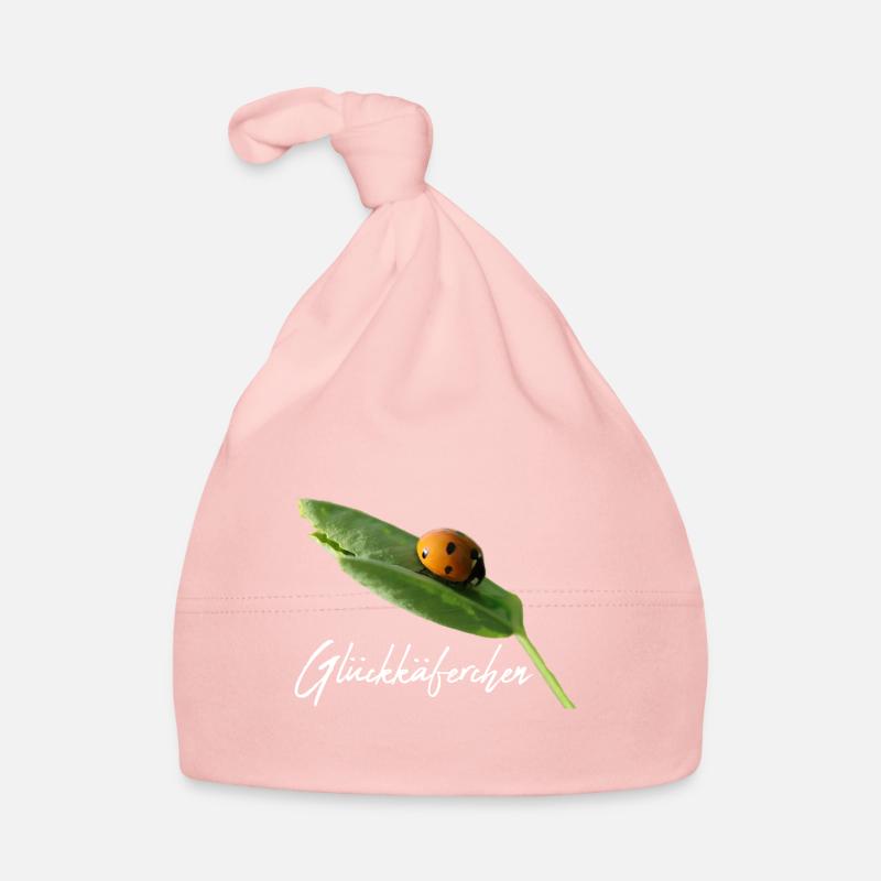Lucky Beetle Ladybug Lucky Lucky Charm Organic Baby Cap