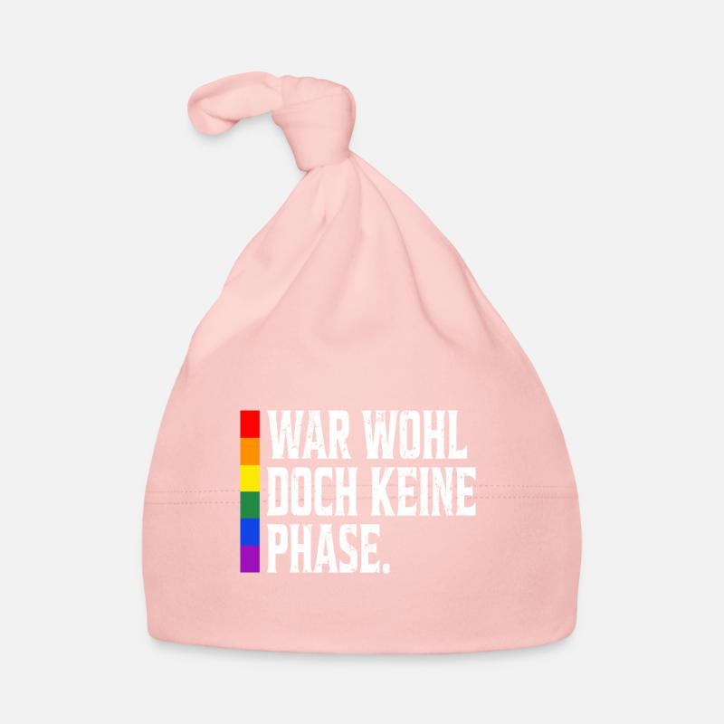 Rainbow Regenbogen Lesbe Pride LGBTQ Kleidung Mann Baby Bio-Mütze