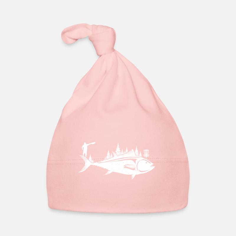 Thon T Shirt Thon Thon Pêche Tshirt Thon Fi - Bonnet bio Bébé - rose