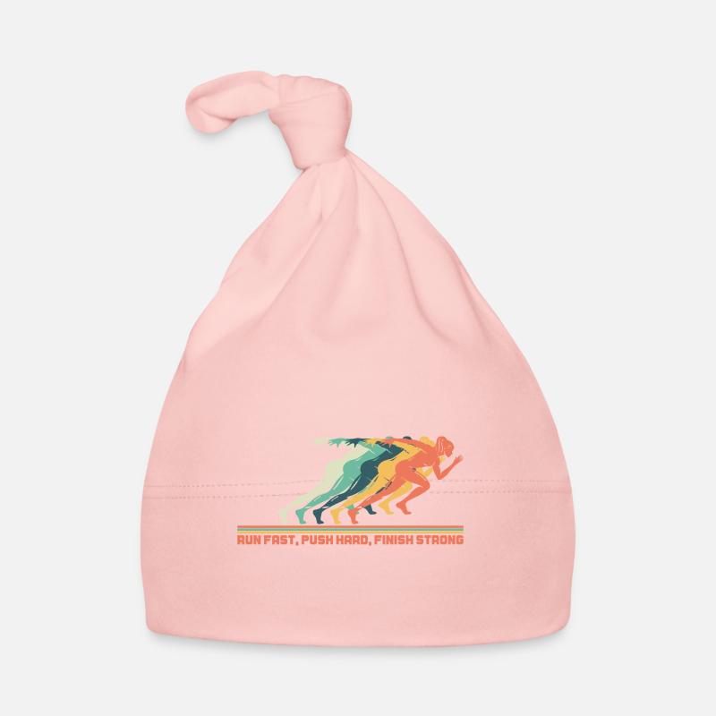 Entraînement des coureurs d’athlétisme de course à pied Bonnet bio Bébé
