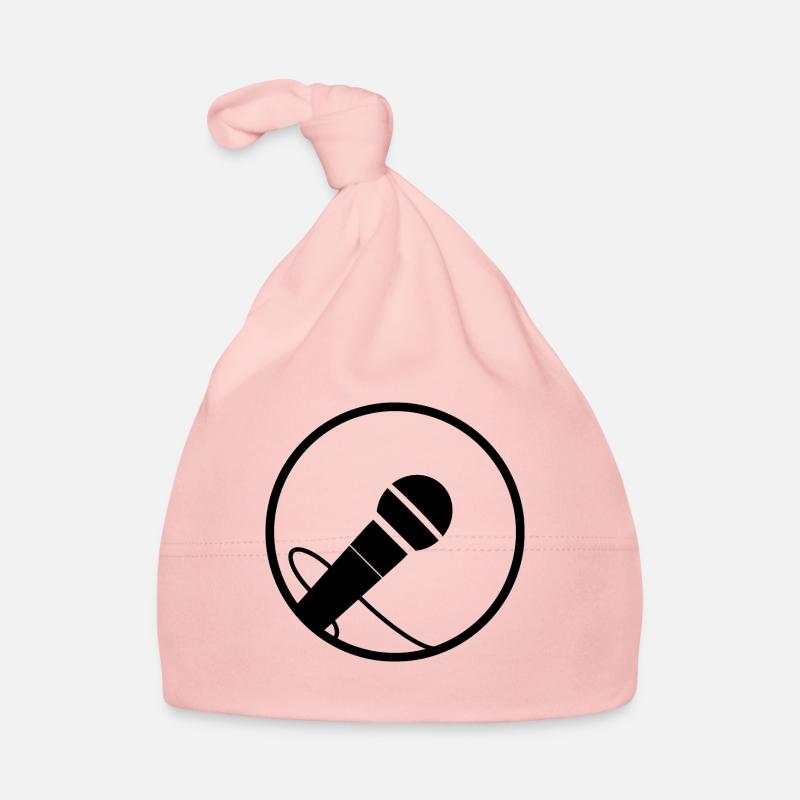 micro circle - Organic Baby Cap - pink