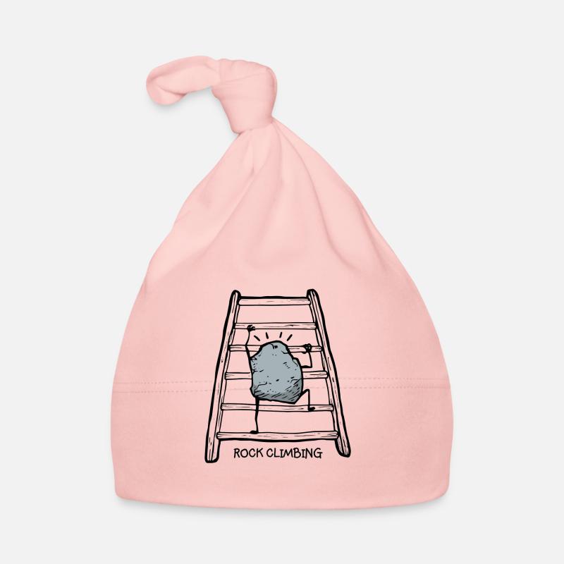rock climbing - humor - Kletter T-Shirt Baby Bio-Mütze