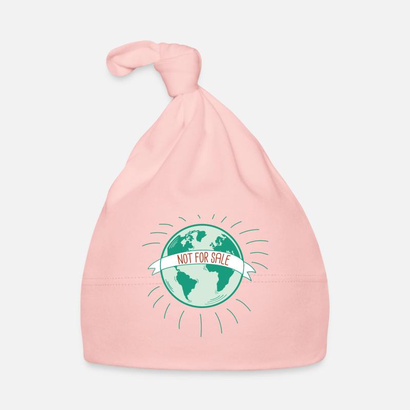 Not for Sale - Bonnet bio Bébé - rose