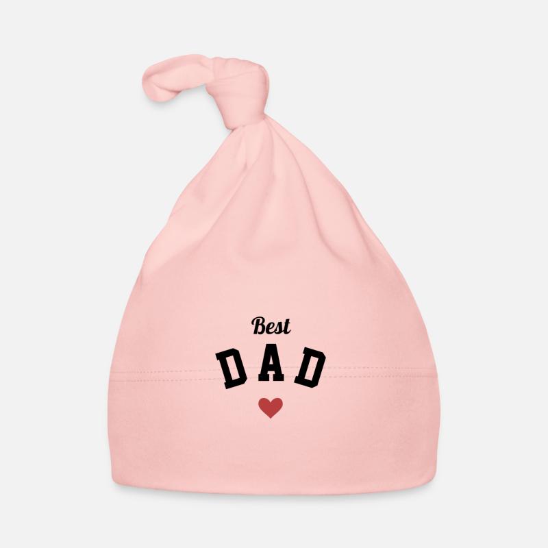 Bester Vater, Herz, bester Vater, Vatertag Baby Bio-Mütze