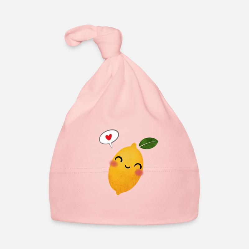 HAPPY LEMON - Bonnet bio Bébé - rose