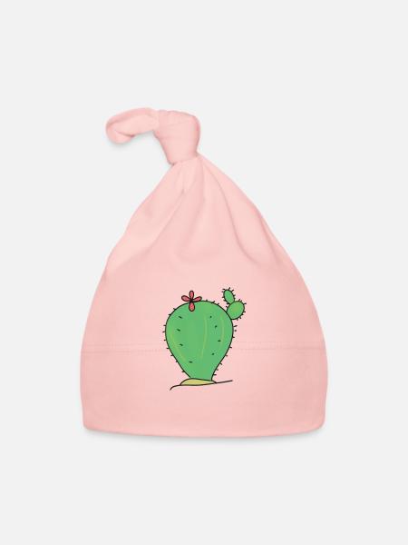 CACTUS CACTUS - Organic Baby Cap - pink - Front