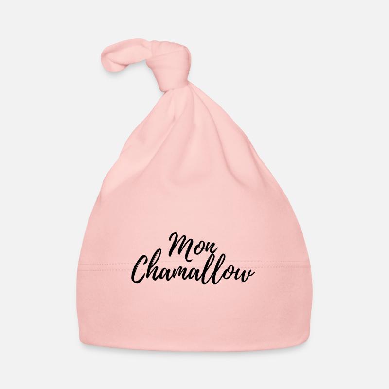 MON CHAMALLOW - Bonnet bio Bébé - rose