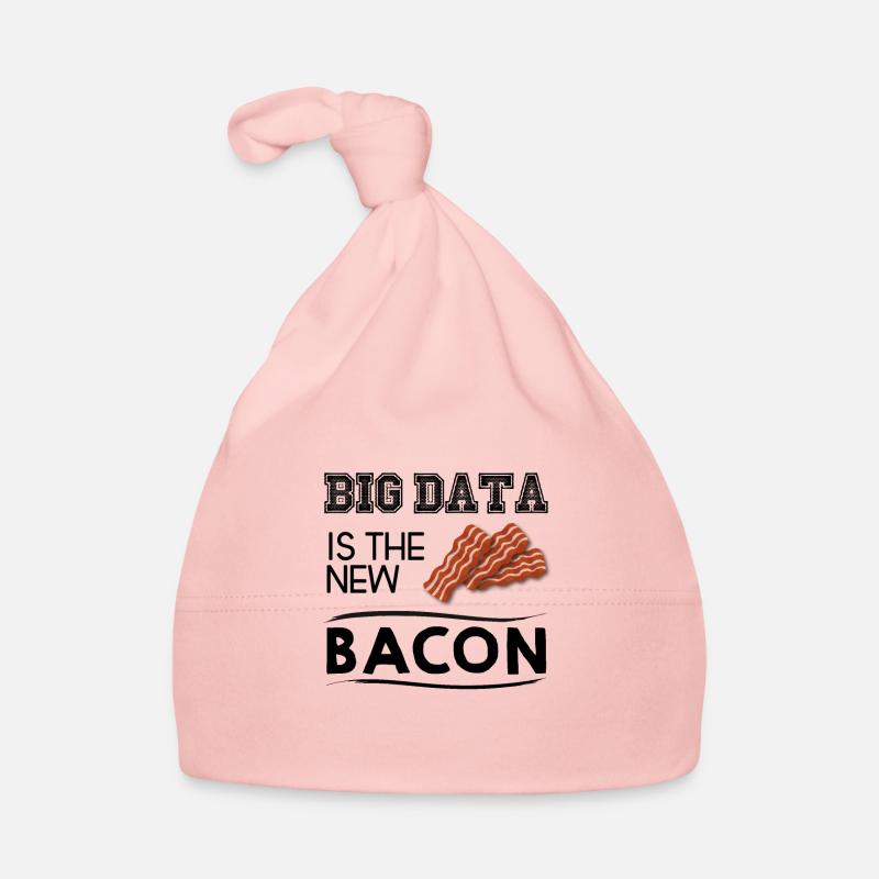 Le Big Data est le nouveau bacon - Bonnet bio Bébé - rose