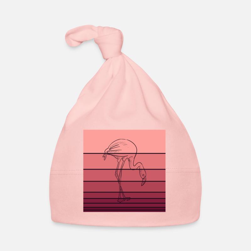 Flamingo Baby Bio-Mütze