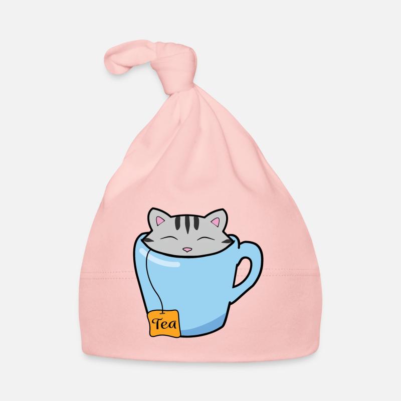 Teetasse Katze Baby Bio-Mütze