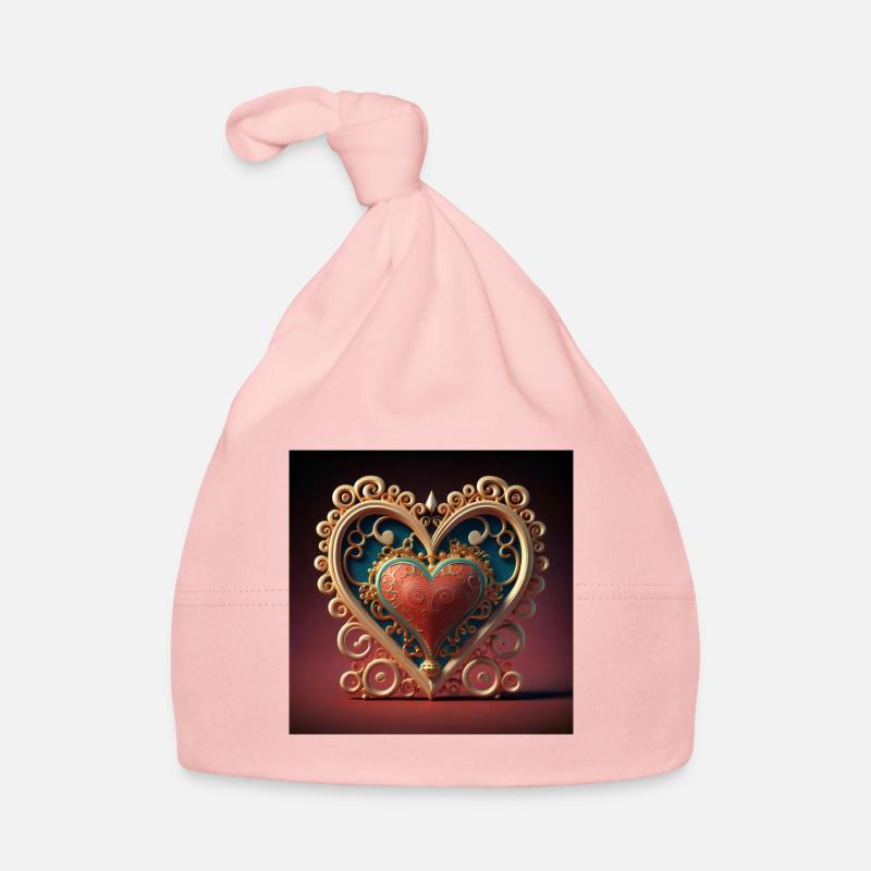 Herz Baby Bio-Mütze