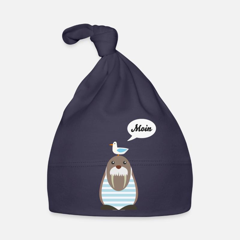 Moin, Seelöwe, Möwe Baby Bio-Mütze