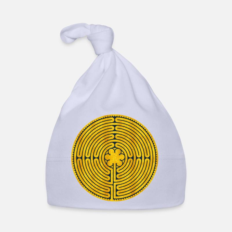Chartres Maze Organic Baby Cap