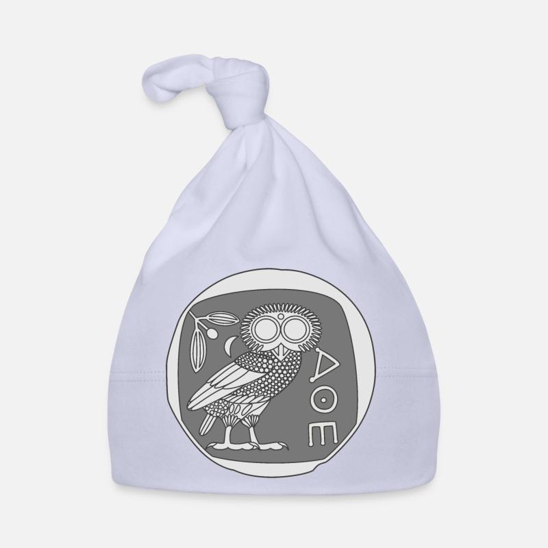 Chouette d'Athéna [Coin] Bonnet bio Bébé