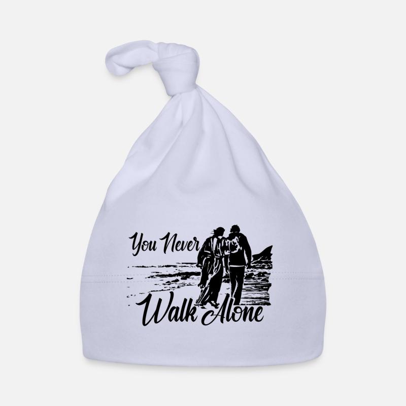 Tu ne marches jamais seul Bonnet bio Bébé