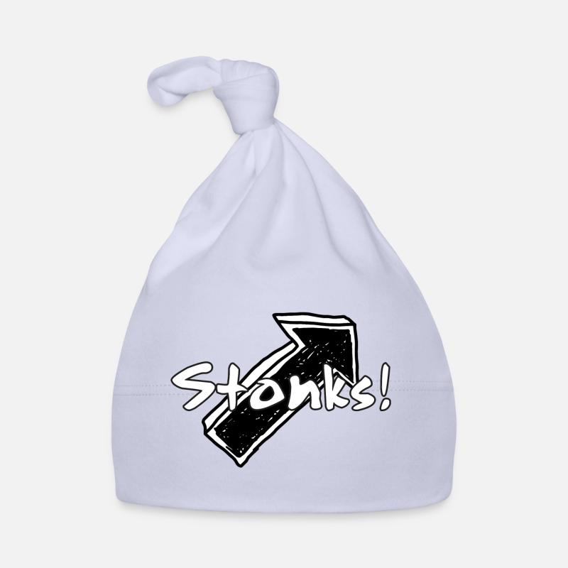 Stonks ! Graphismes de mots graffitis Bonnet bio Bébé