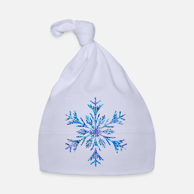 Flocon de neige Bonnet bio Bébé