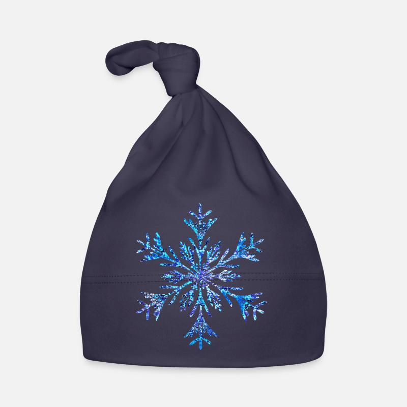 Flocon de neige Bonnet bio Bébé