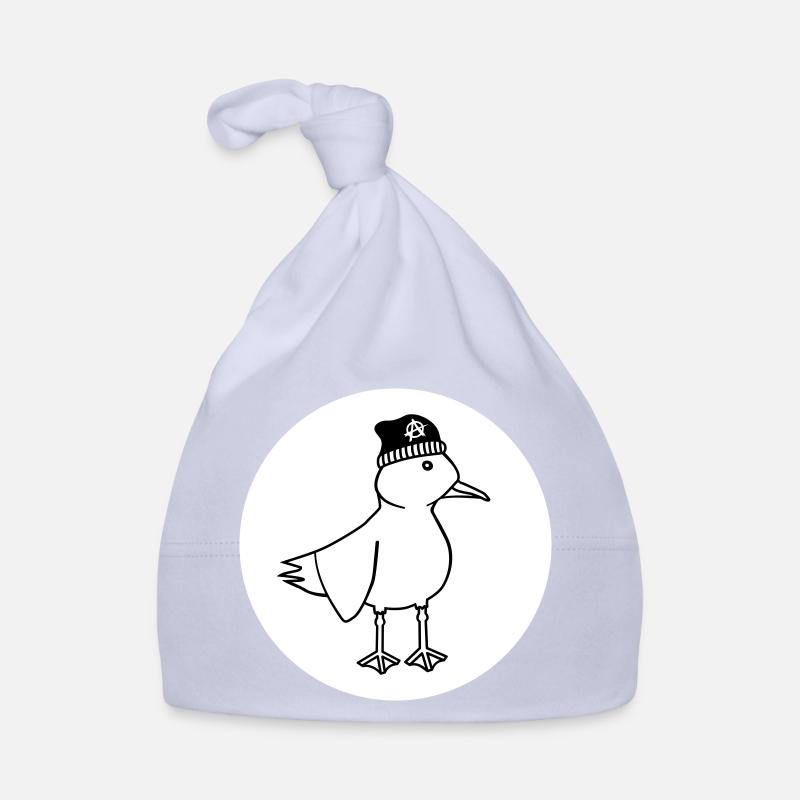 Seagull Anarchy – Vilain Maritime Hipster Art côtier Bonnet bio Bébé