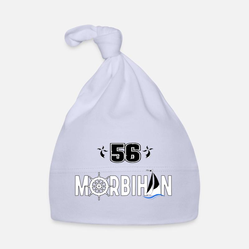 Morbihan - Bonnet bio Bébé - ciel