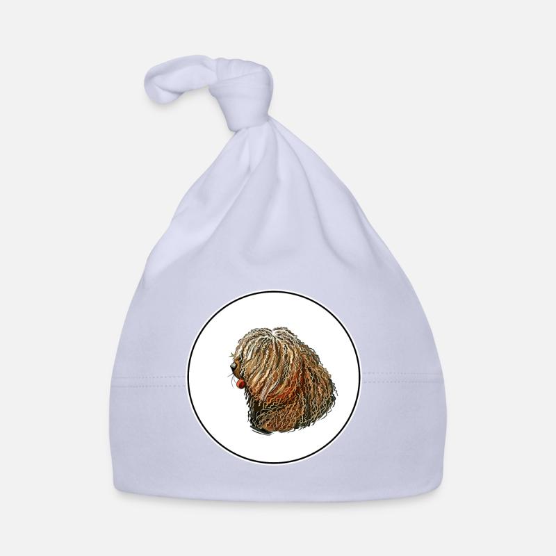 Illustration de l’aquarelle du chien d’eau espagnol Bonnet bio Bébé
