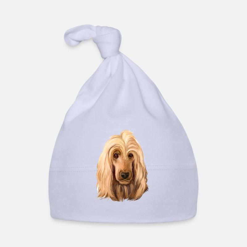 Anglais Cocker Spaniel Dog Aquarelle Illustration Bonnet bio Bébé