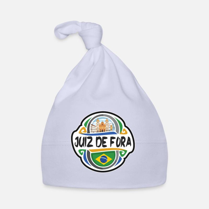 Juiz de Fora Brasilien Flagge Reise Souvenir Abzeichen Sta Baby Bio-Mütze