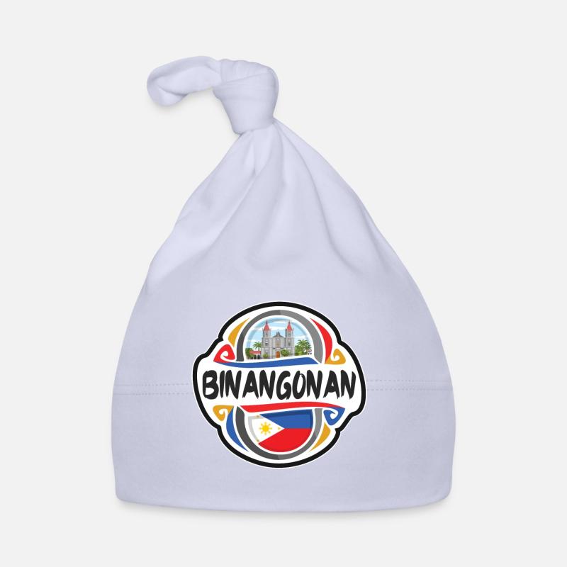 Insigne souvenir de voyage du drapeau des Philippines de Binangonan Bonnet bio Bébé