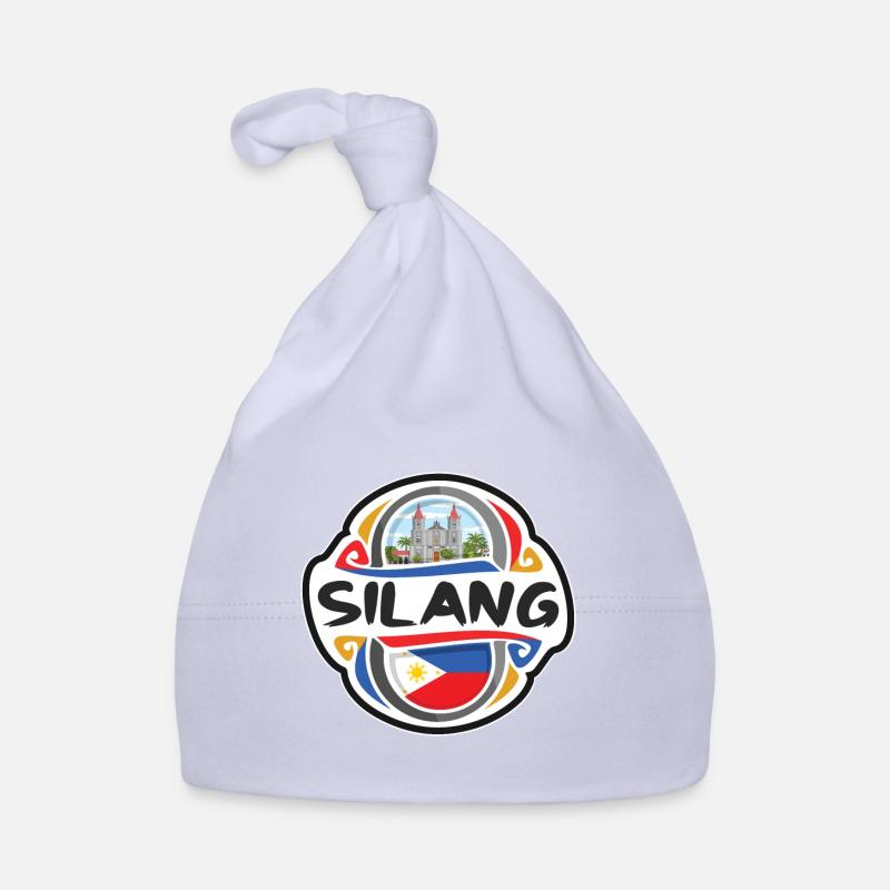 Silang Philippines Drapeau Voyage Souvenir Badge Stam Bonnet bio Bébé