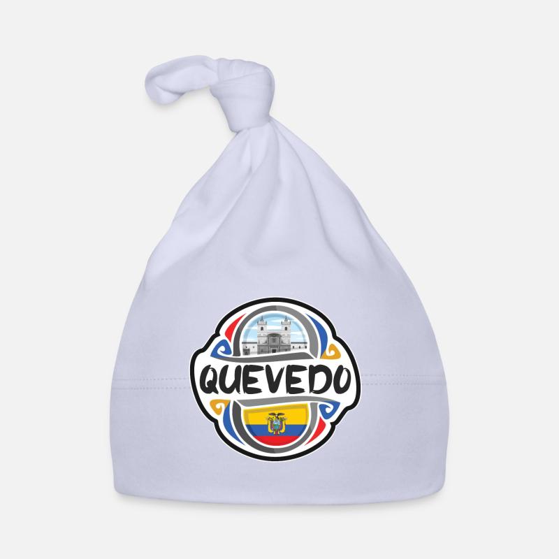 Quevedo Ecuador Flagge Abzeichen Reise Souvenir Stempel Baby Bio-Mütze