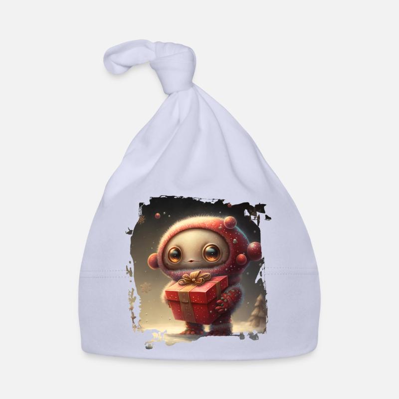 Cuddly space hero with gift Organic Baby Cap